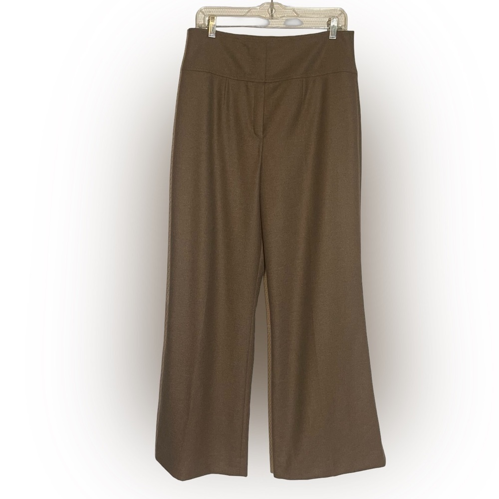ESCADA light Brown Wide-Leg Women's Pants size 40 or US 10 wool/camel blend